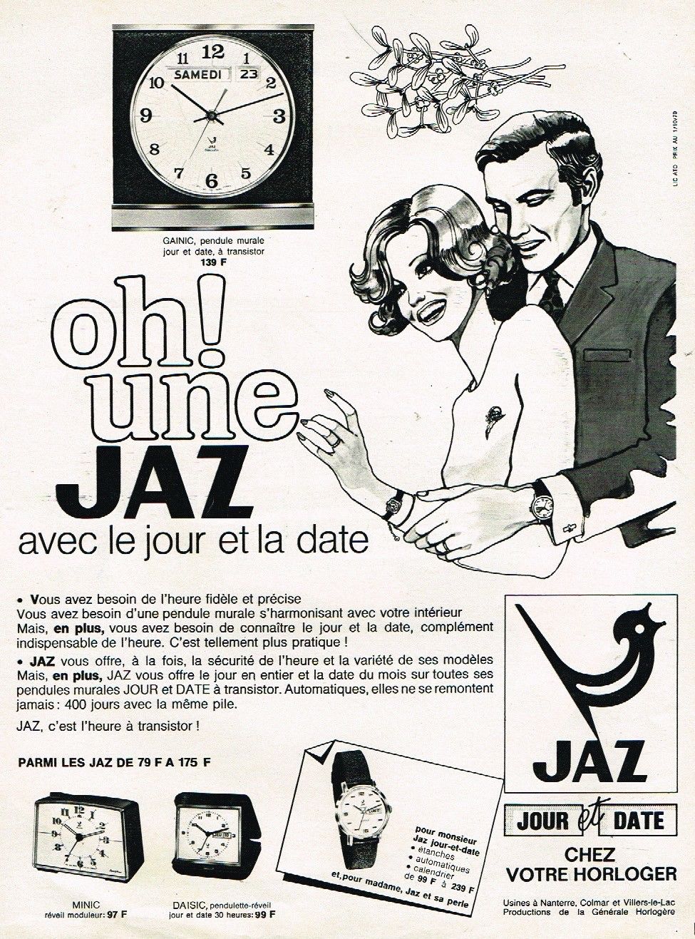 gainic minic daisic pub 1970 1972