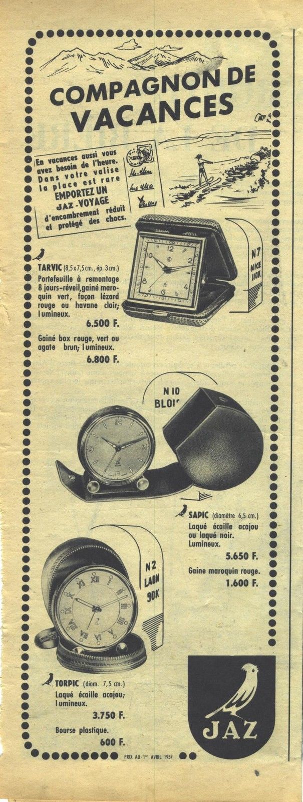 tarvic sapic torpic pub 1957