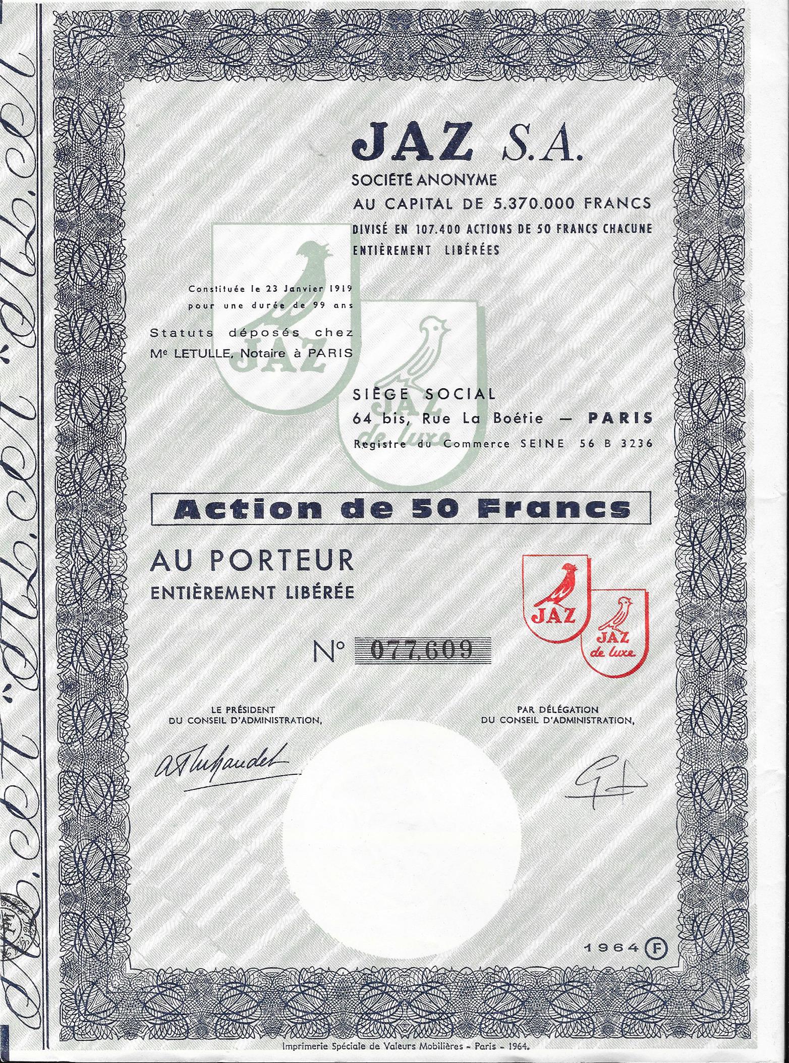 jaz-action-50-francs