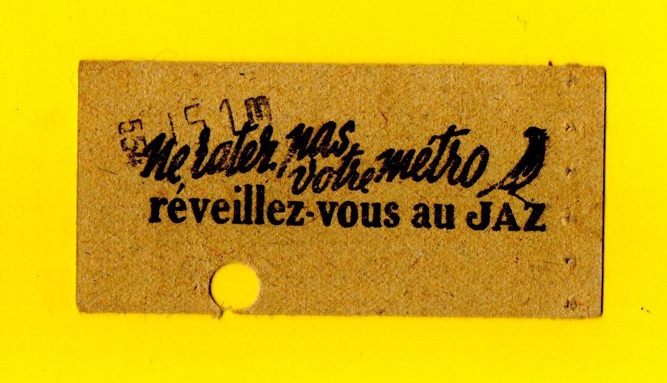 ticket 2° classe verso