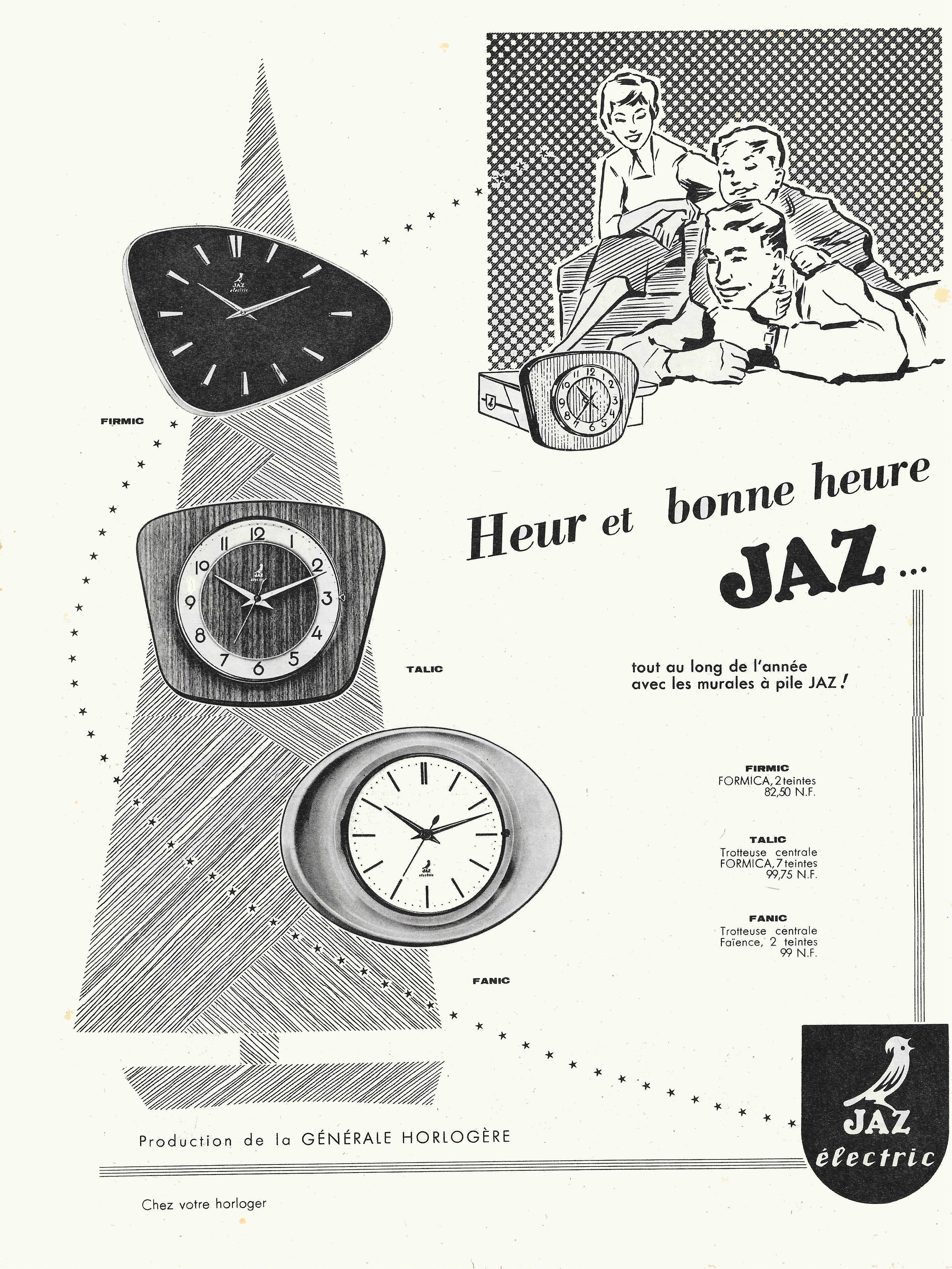 firmic talic fanic pub Paris Match n°663 Déc 1961