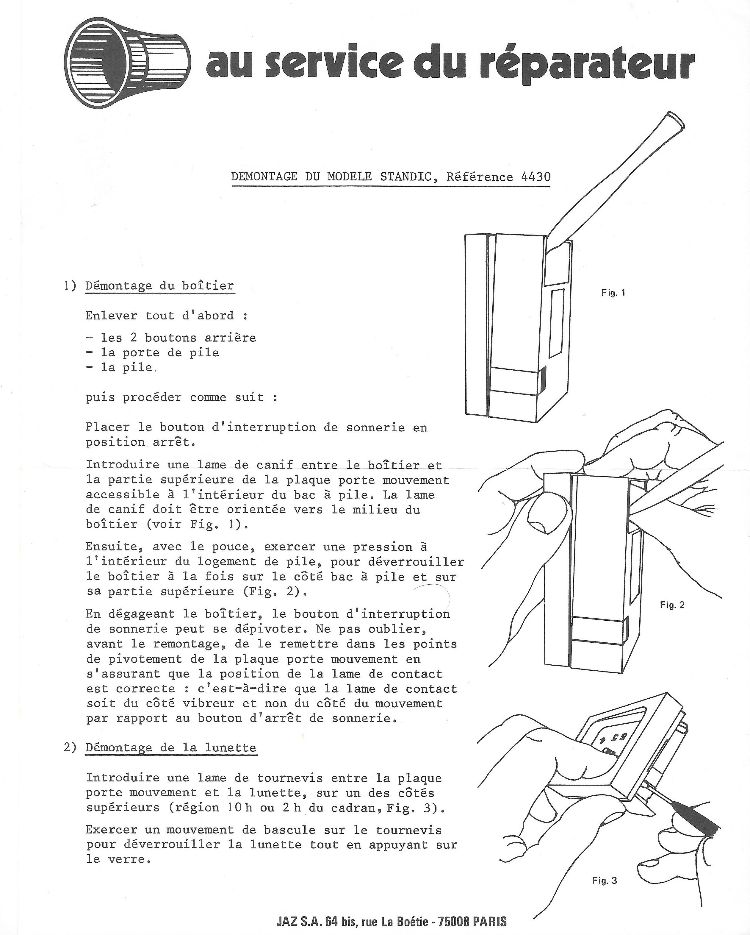standic fiche technique