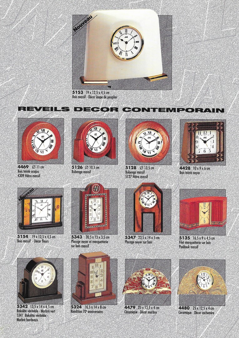 catalogue 1992 réveils décor 2