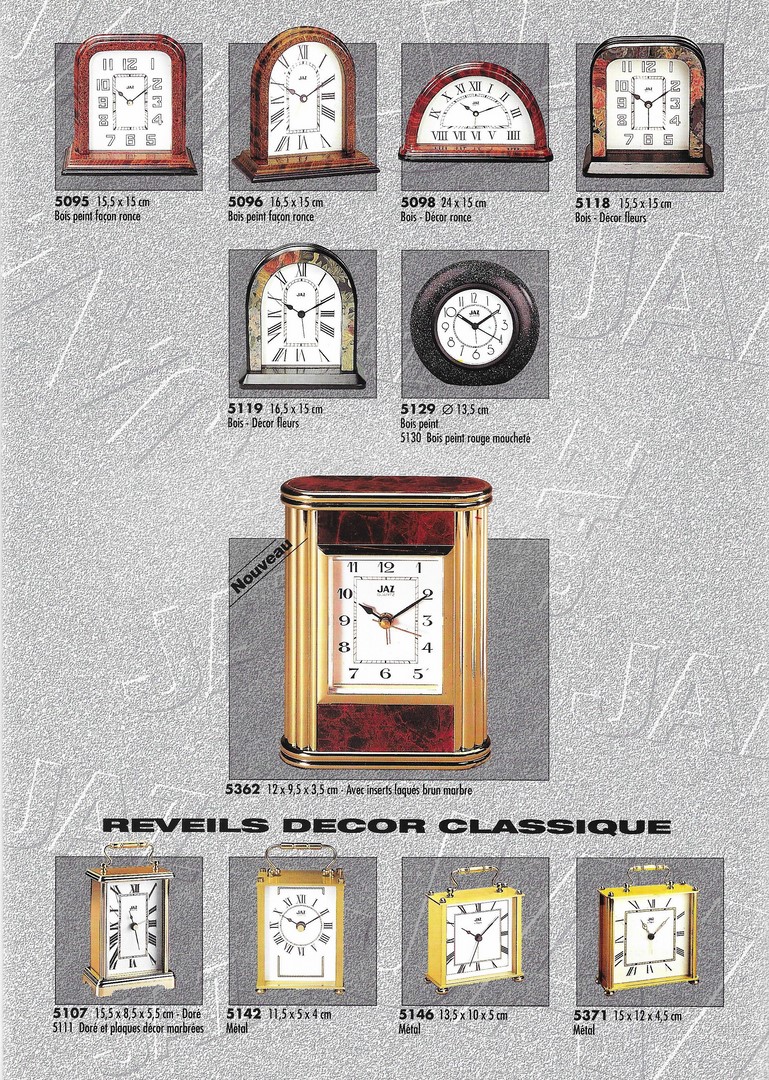 catalogue 1992 réveils décor 3