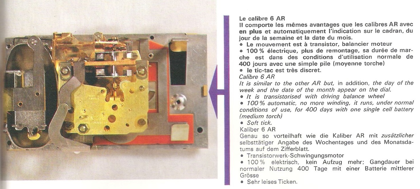 calibre 6 AR catalogue 1968-69 page 35