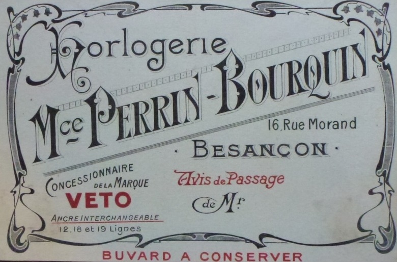 buvard avis de passage