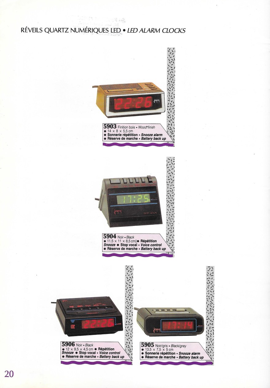 catalogue 1988 1989 pages JAPY page 20