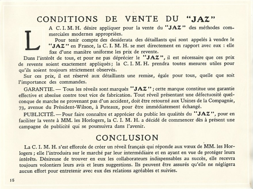Prospectus 1923 page 15