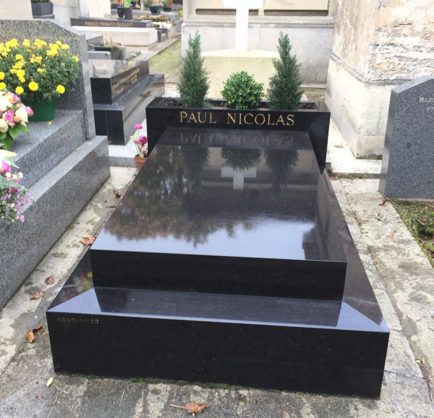 Sépulture Monsieur Paul Nicolas