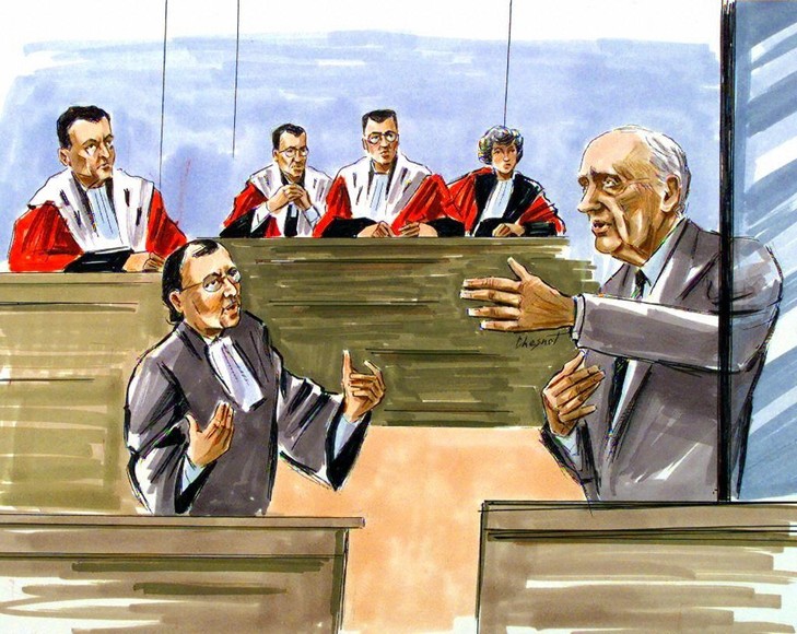 chesnot dessin d'audience