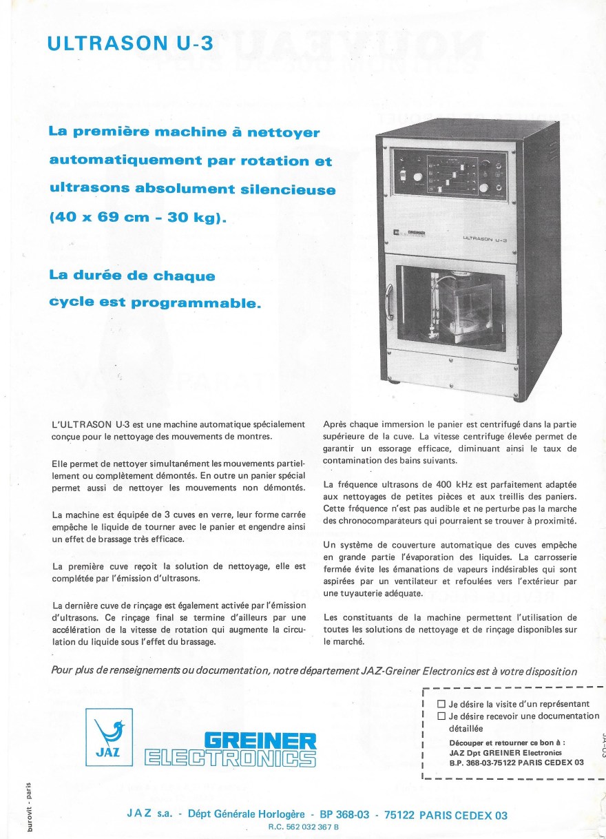 Jaz Actualités 1° Juillet 1977