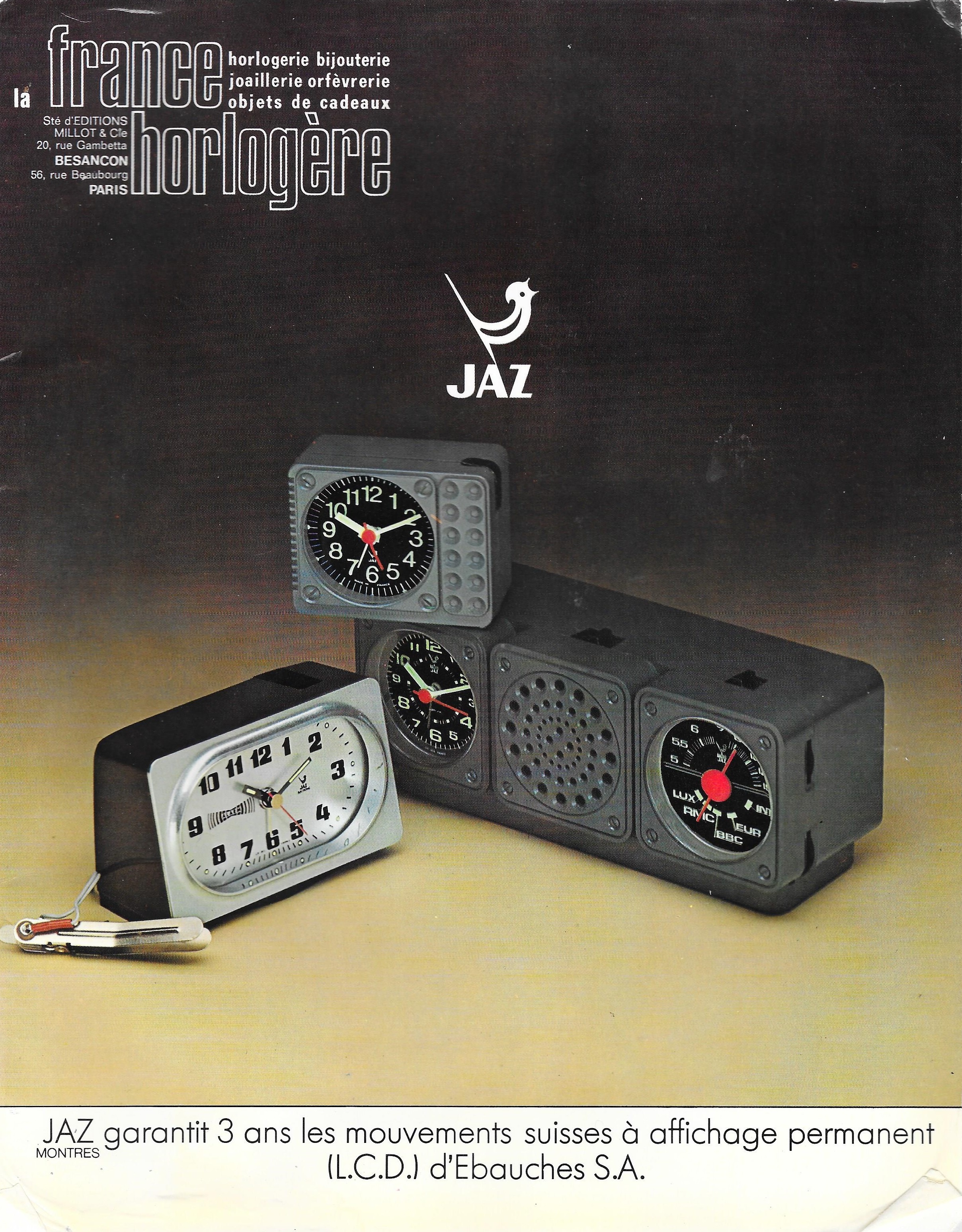 1977 La France Horlogère n°380 Juillet Août 1977 une couverture