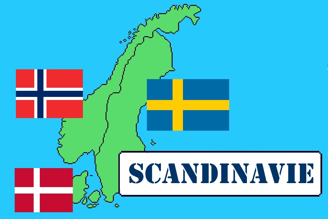 scandinavie drapeaux