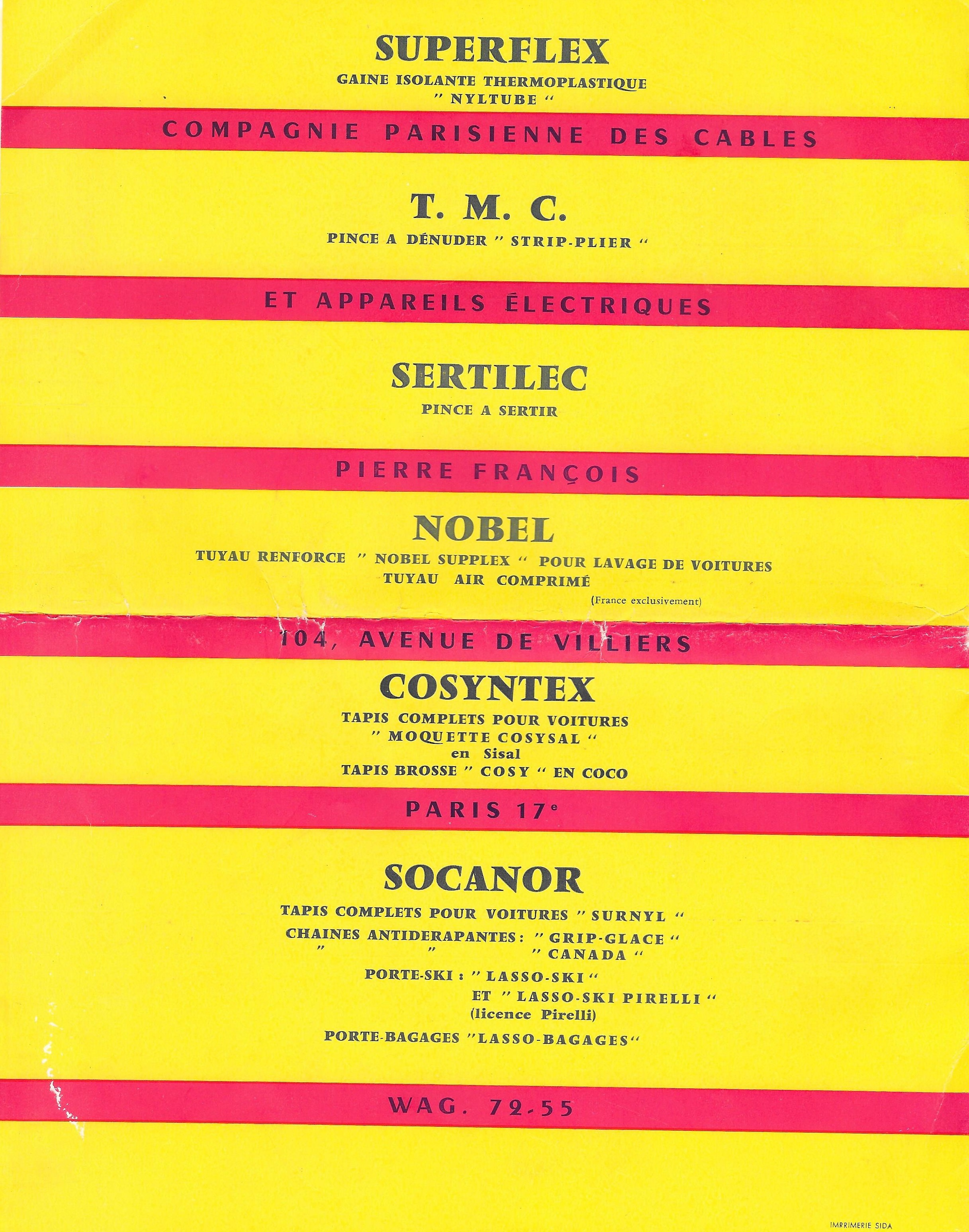 salon de l'auto 1957 1958 couverture 4