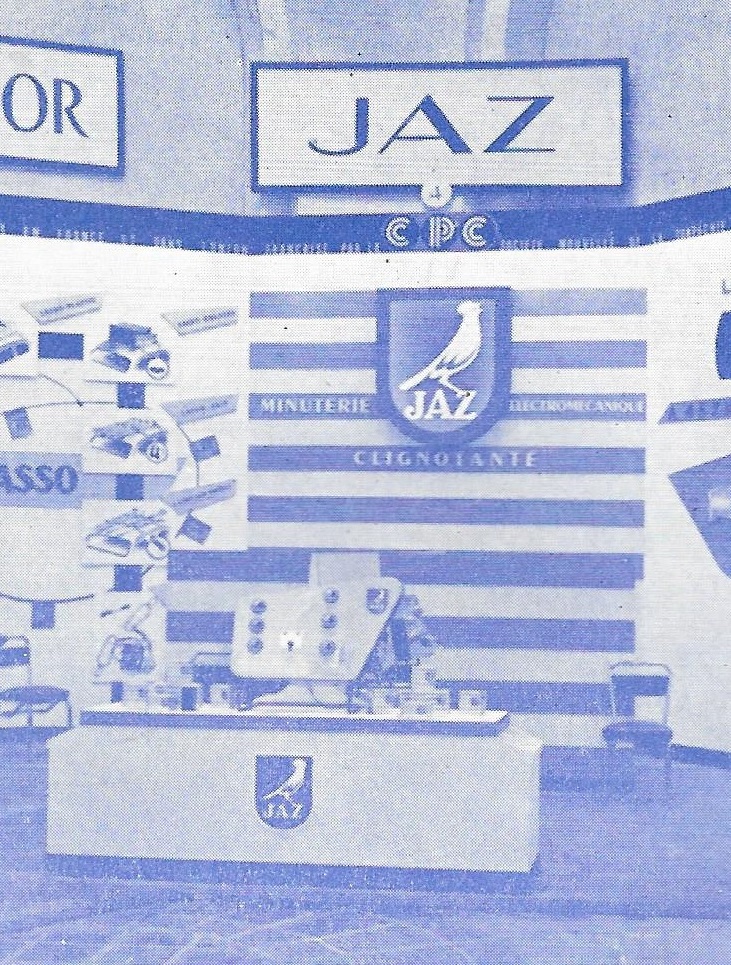 salon de l'auto 1957 1958 stand Jaz détail