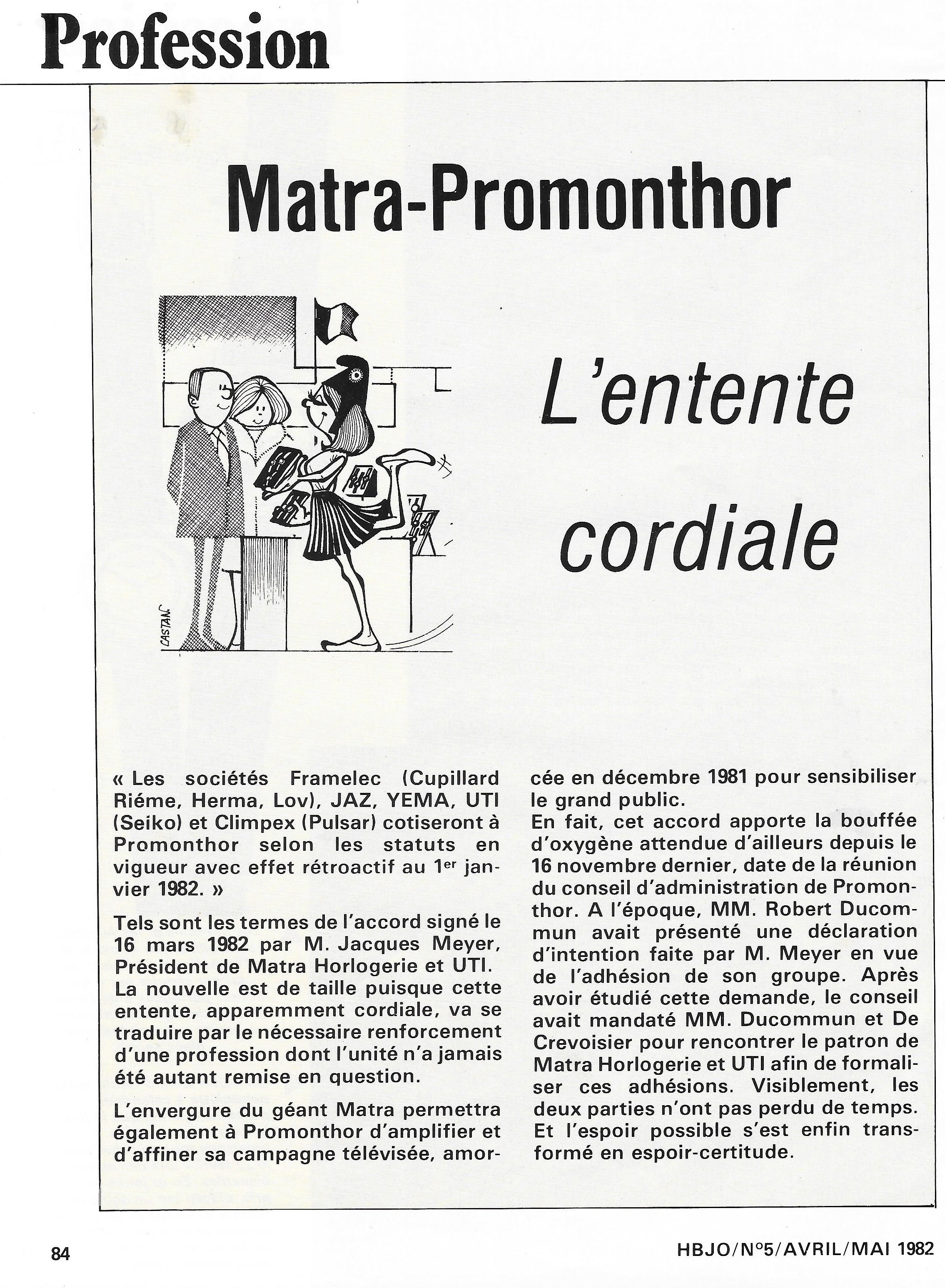 HBJO n°5 Avril Mai 1982 matra