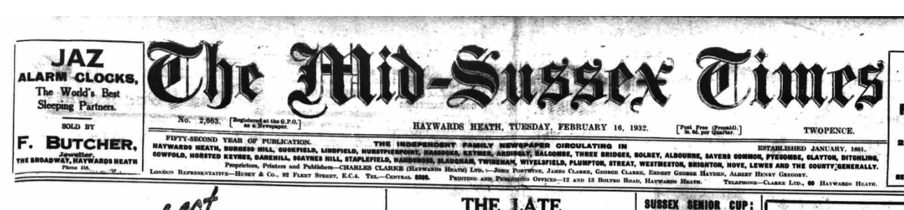 1932 fev 6 The mid sussex Times