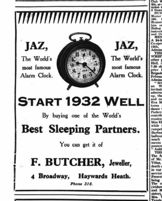1932 janv 5 The mid sussex Times