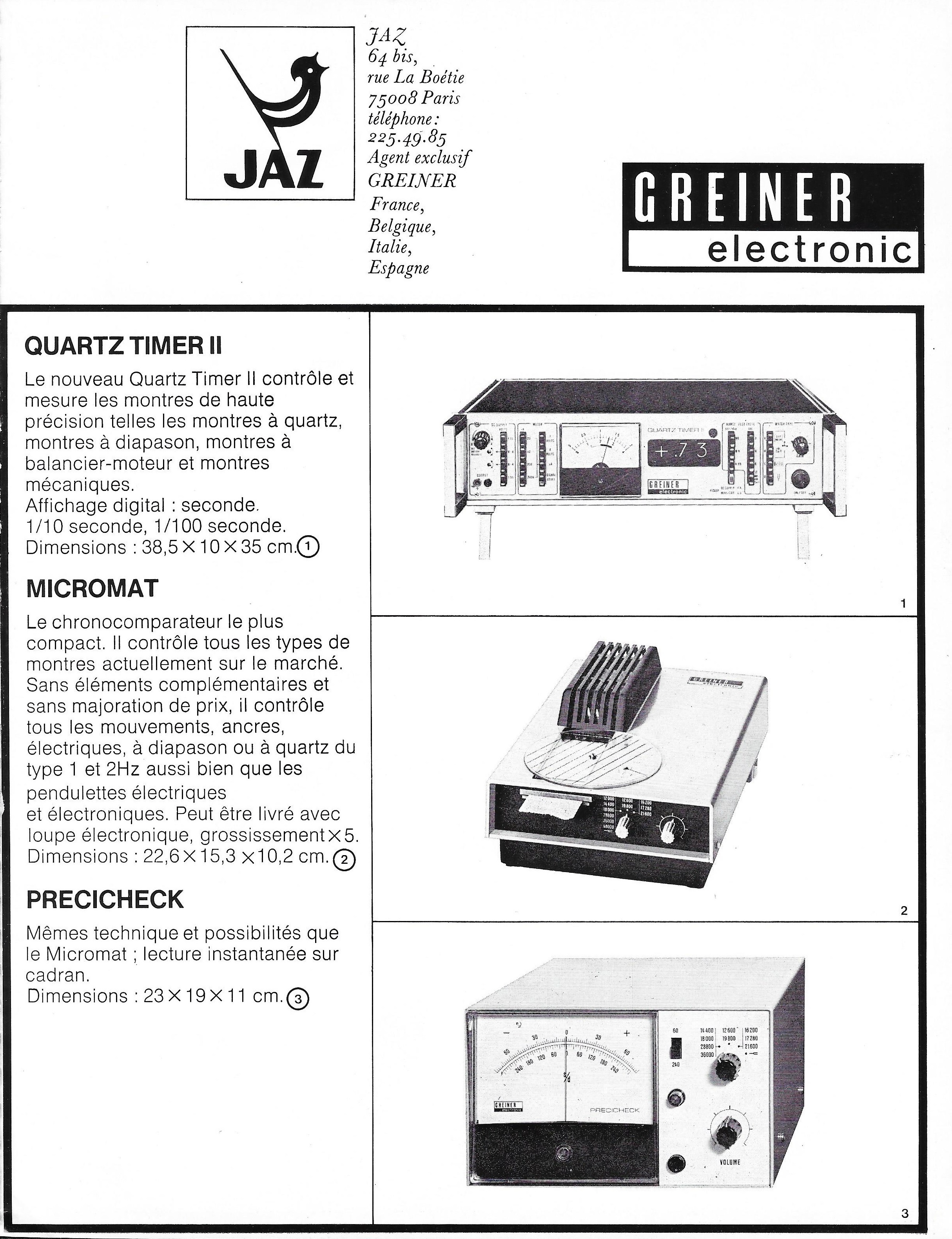 La France Horlogère n°345 juillet 1974 a