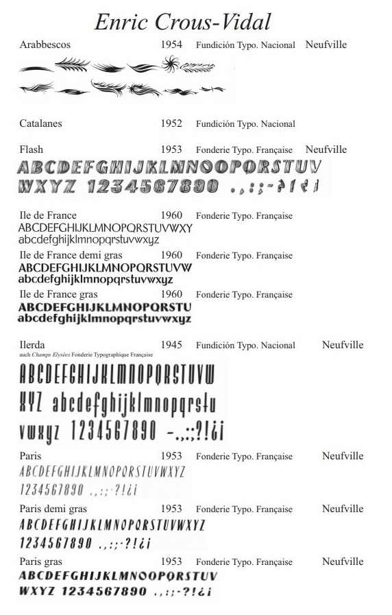 crous vidal arabesques et typographies