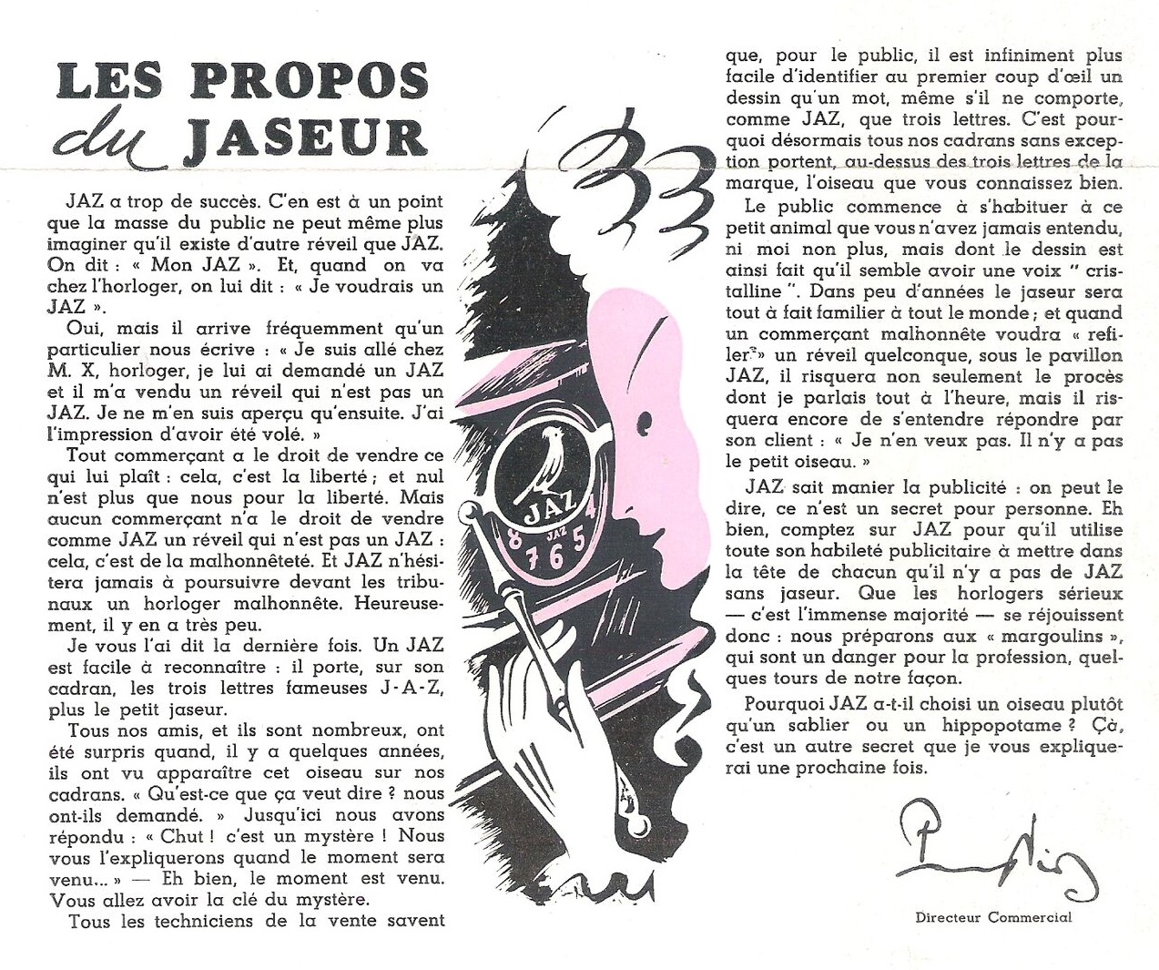 jaseur Jazette n°11 Juillet 1946 page 1