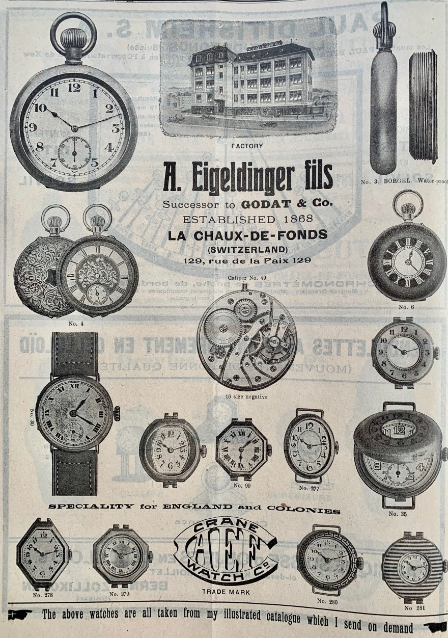 1920 Eigeldinger_fils_Godat_la_chaux_de_fonds1920