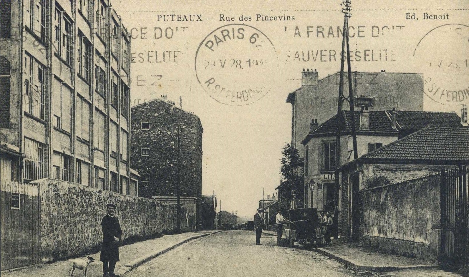 rue des Pincevins 1928
