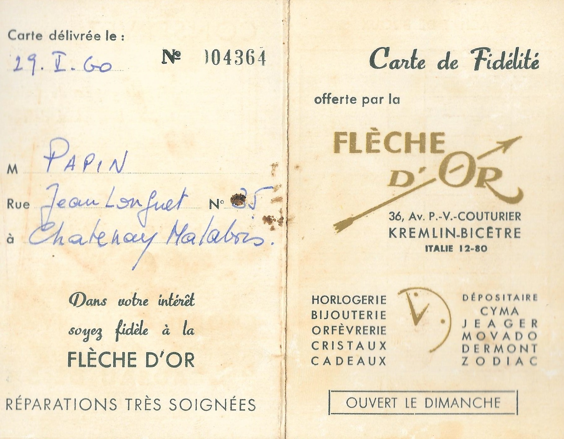 La Flèche d'Or Kremlin Bicêtre