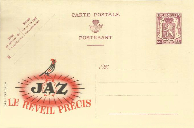 entier postal Jaz belge