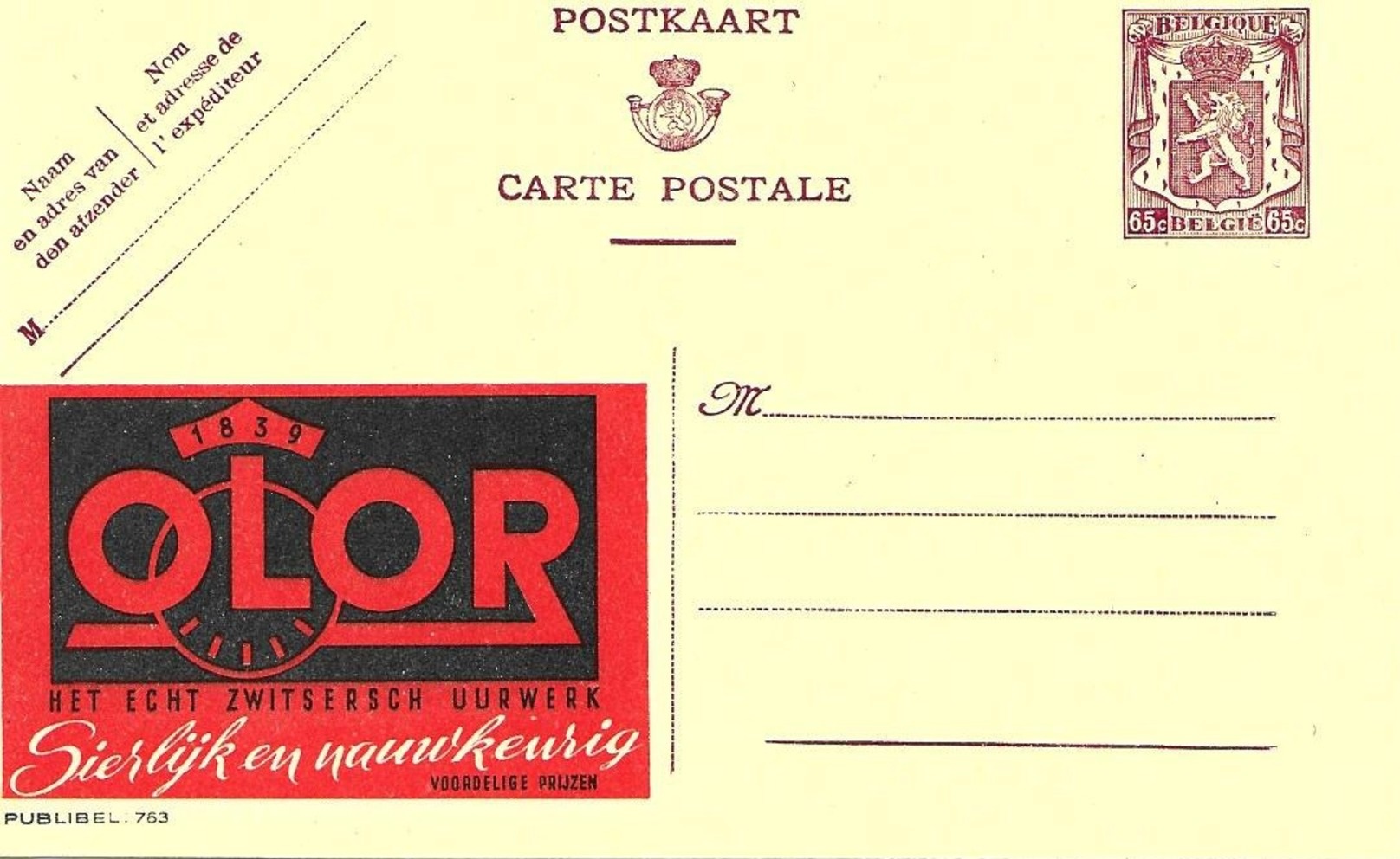 OLOR publibel n°763