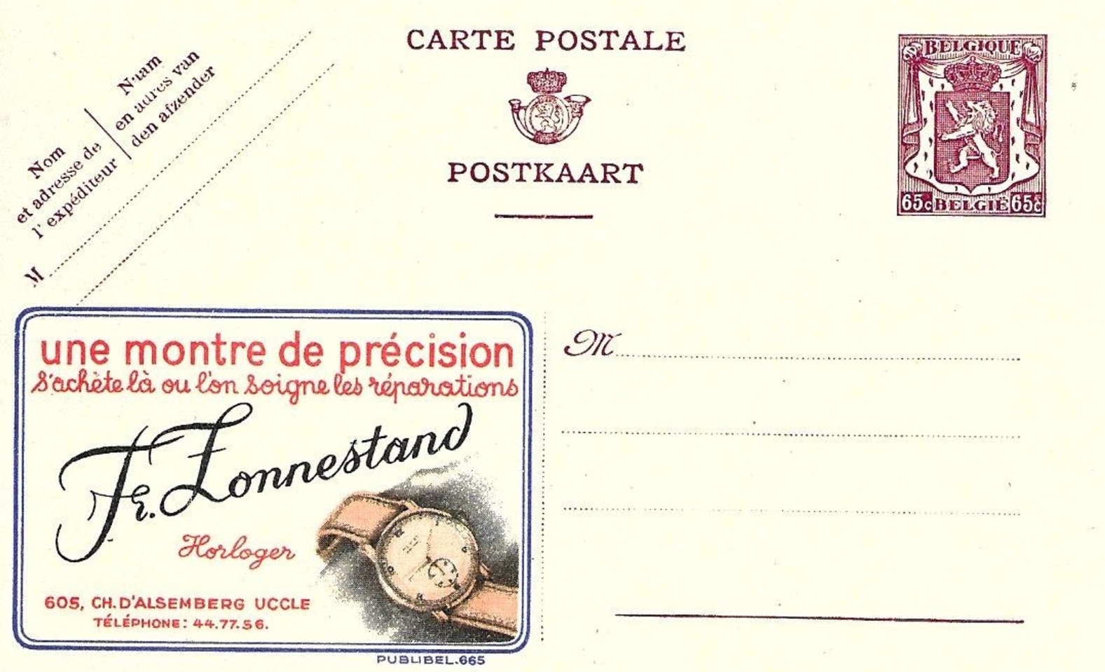 Zonnestand Publibel 665