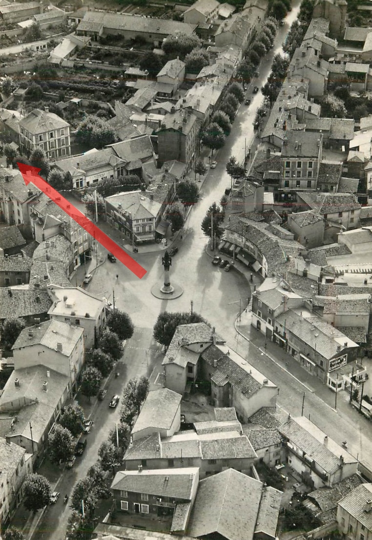 vue aerienne (fleche)