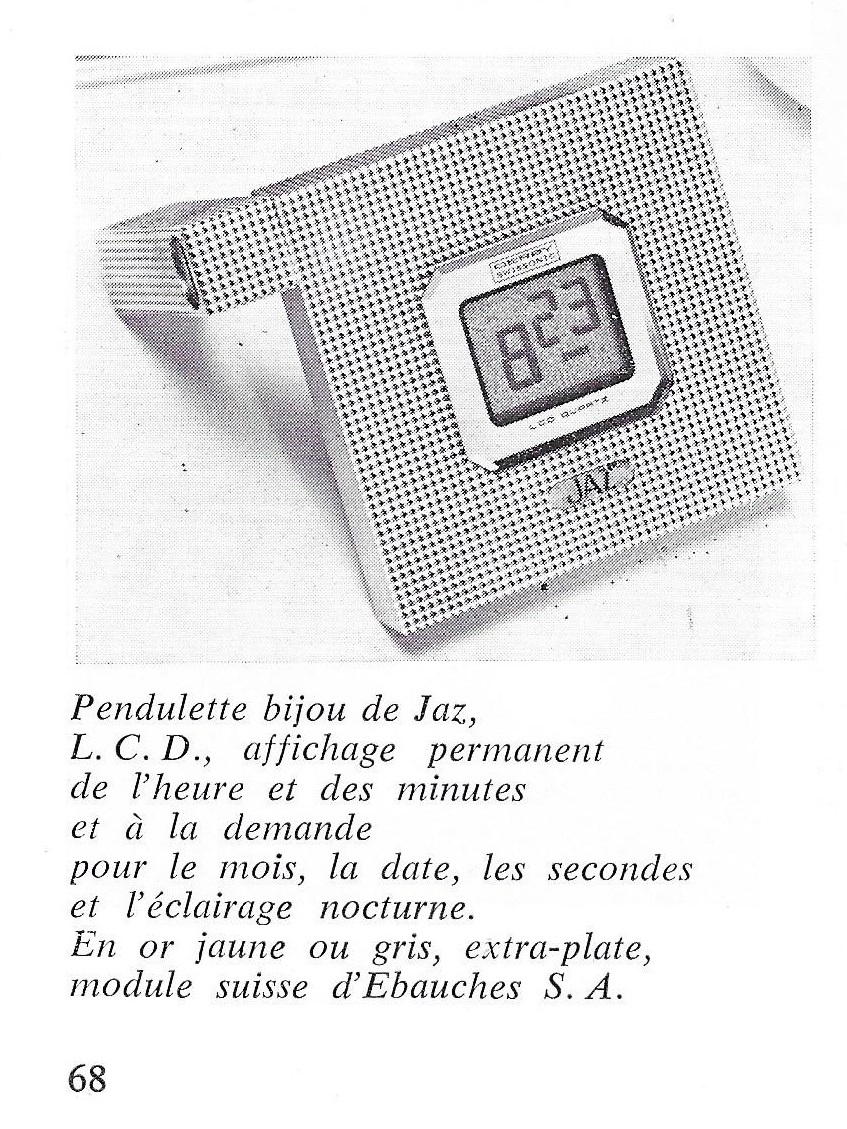La France Horlogère n°386 Fevri 1978 pendulette or