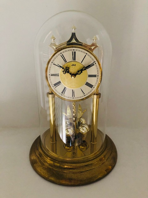 Horloge 400 Jours SCHATZ & SOHNE – Laiton, Balancier Rotatif – Art Déco